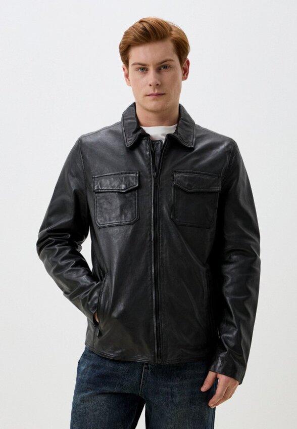 Куртка кожаная Jorg Weber