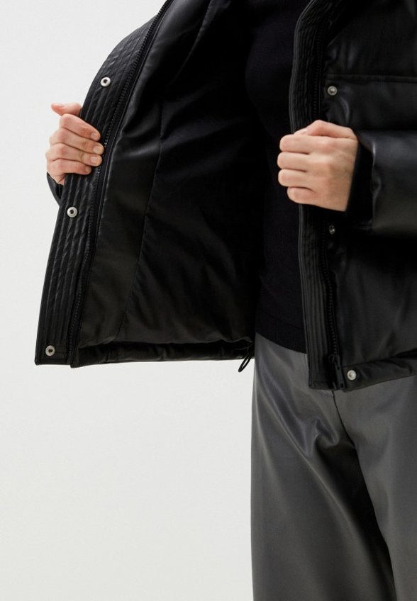 Куртка кожаная утепленная O'STIN