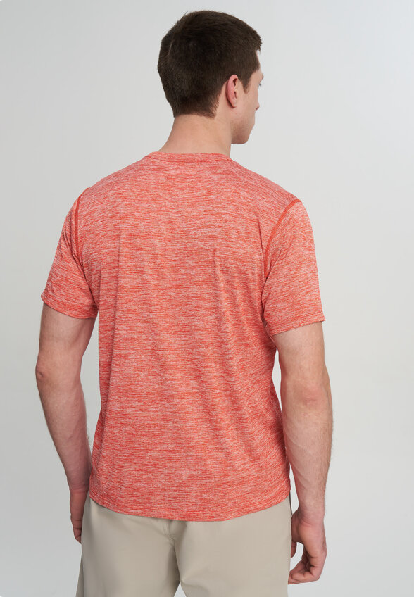 Футболка мужская Columbia Deschutes Runner Short Sleeve Shirt, Красный