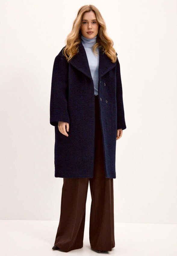 Пальто-кокон Rozhkova