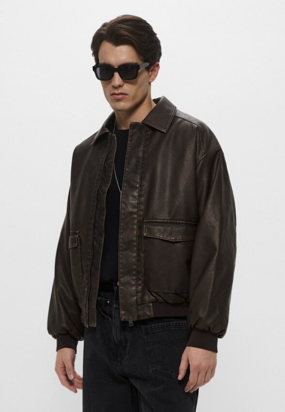 Куртка кожаная утепленная Befree