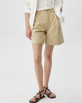 Джинсовые шорты wide leg женщинам