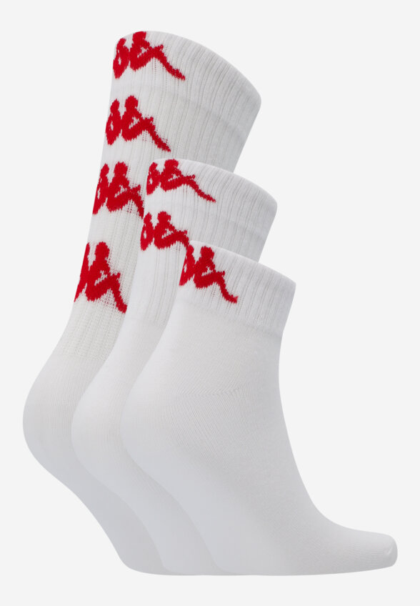 Носки Kappa, 3 пары, Белый