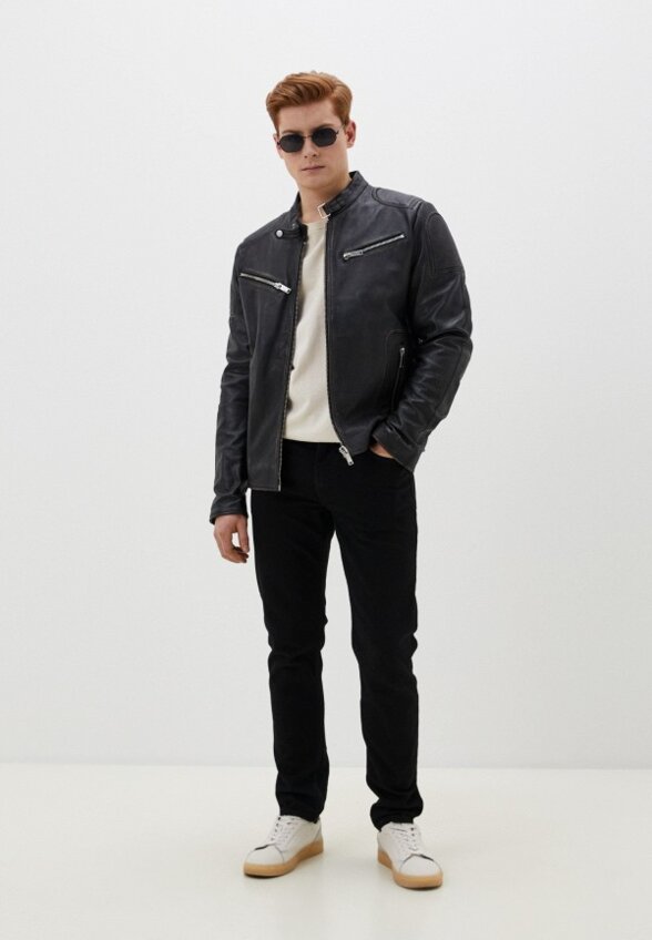 Куртка кожаная Jorg Weber