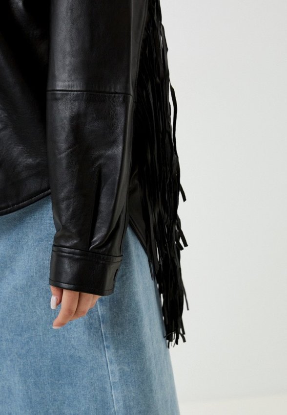 Куртка кожаная Снежная Королева