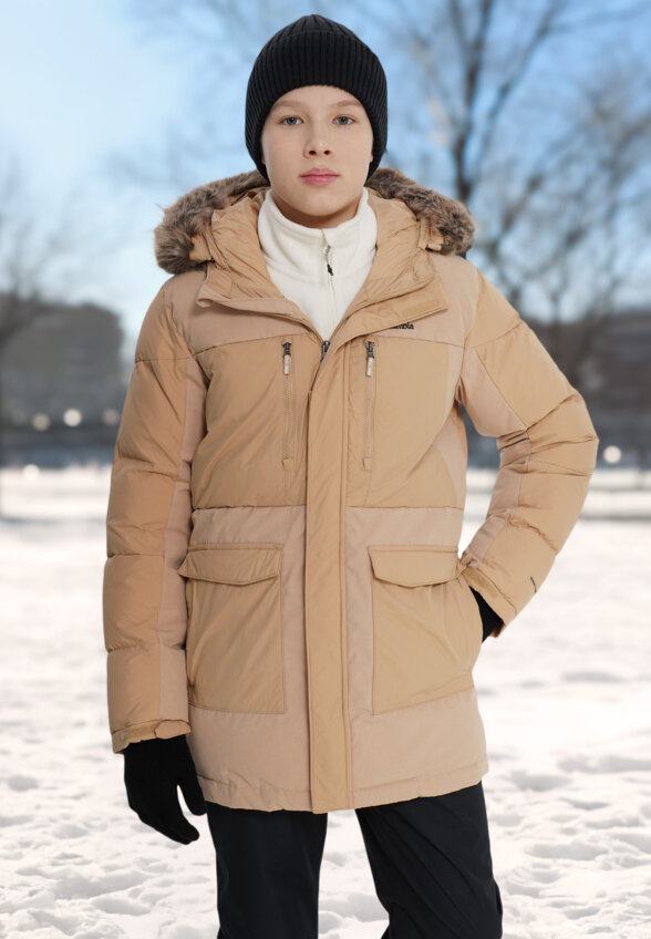 Куртка утепленная детская Columbia Marquam Peak Fusion II Parka, Желтый