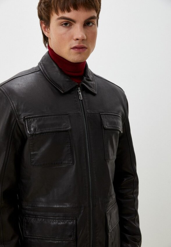 Куртка кожаная Jorg Weber