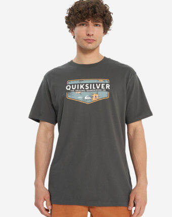 Футболка мужская Quiksilver Ultimate Classic, Серый женщинам
