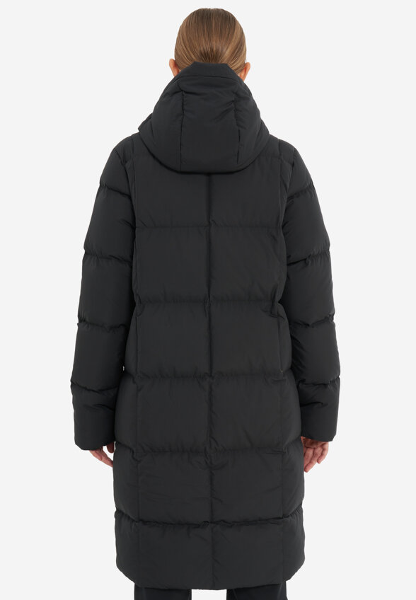 Пальто пуховое женское Jack Wolfskin Frozen Lake, Черный