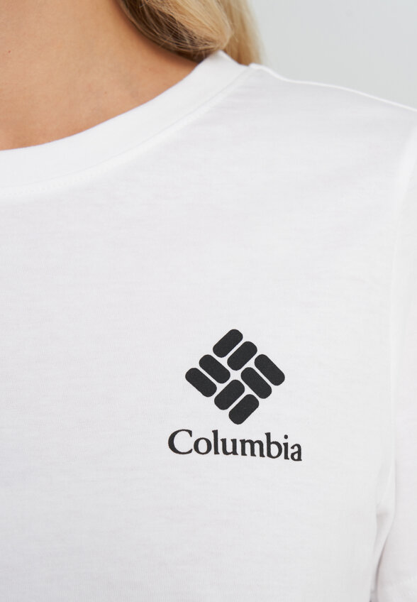 Футболка женская Columbia Rolling Bend Graphic SS, Белый