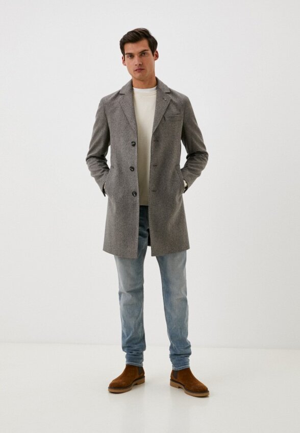 Пальто однобортное Dtmd