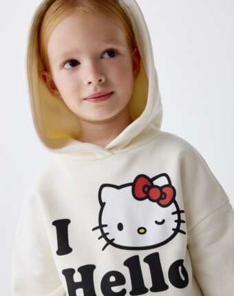 Худи с принтом Hello Kitty для девочек детям