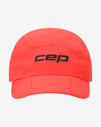 Бейсболка CEP Core Run Foldable, Красный женщинам