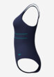 Купальник слитный женский Speedo Solid Contour Eclipse, Синий10  - превью