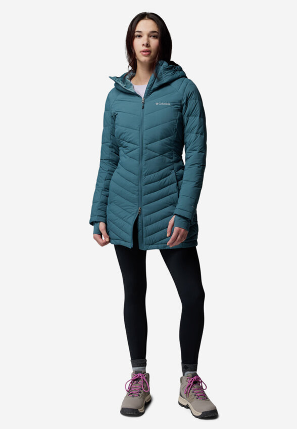 Ультралегкий пуховик женский Columbia Joy Peak II Mid Jacket, Голубой