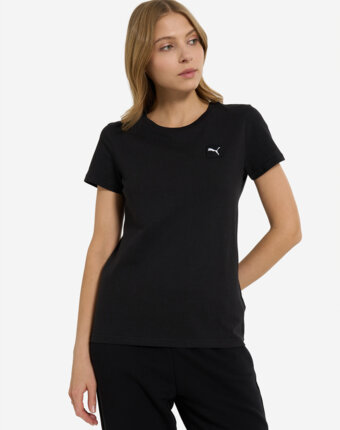 Футболка женская PUMA Ess Elevated, Черный женщинам