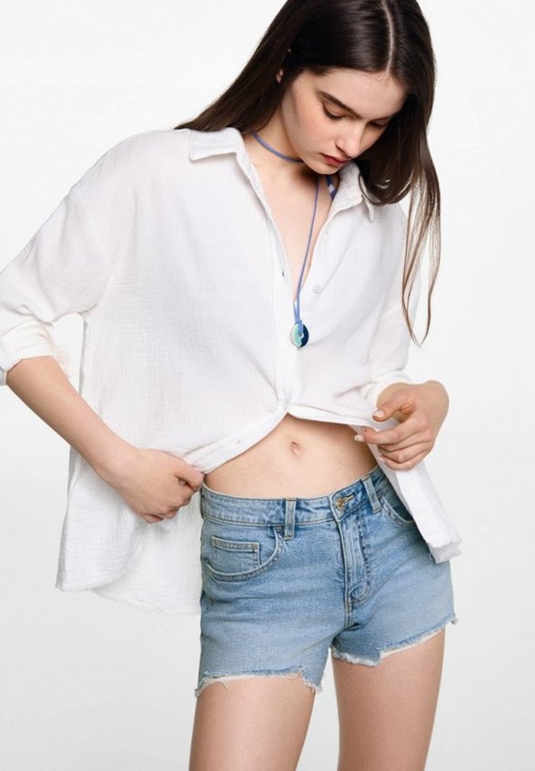 Шорты джинсовые Mango Teen