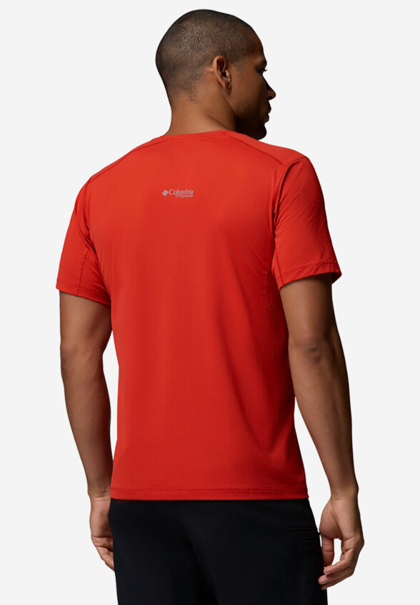 Футболка мужская Columbia Diamond Peak Pro Short Sleeve, Красный