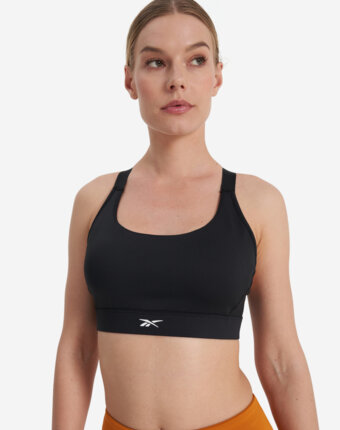 Топ бра спортивный Reebok Sports, Черный женщинам