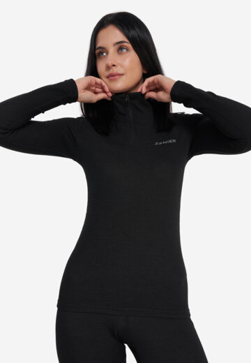 Термобелье верх женское Zanier, Черный
