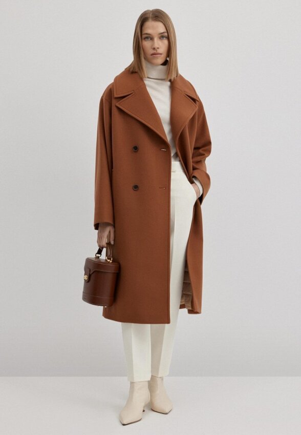 Пальто двубортное Charuel