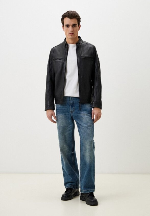 Куртка кожаная Camel active