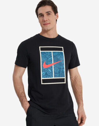 Футболка мужская Nike Court, Черный женщинам