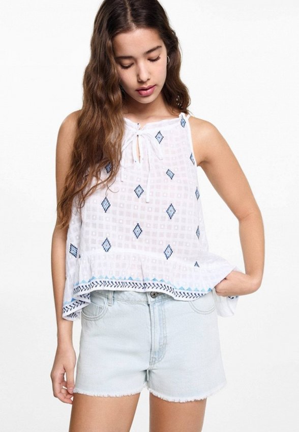 Шорты джинсовые Mango Teen