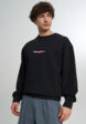 Свитшот мужской оверсайз Quiksilver Mercury Trident Crew, Черный7  - превью