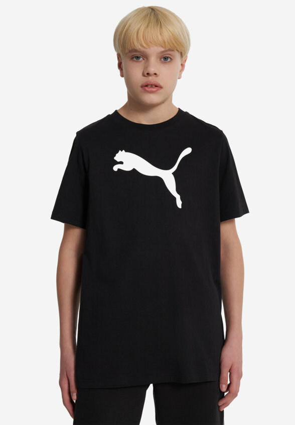 Футболка для мальчиков PUMA Cat Logo, Черный