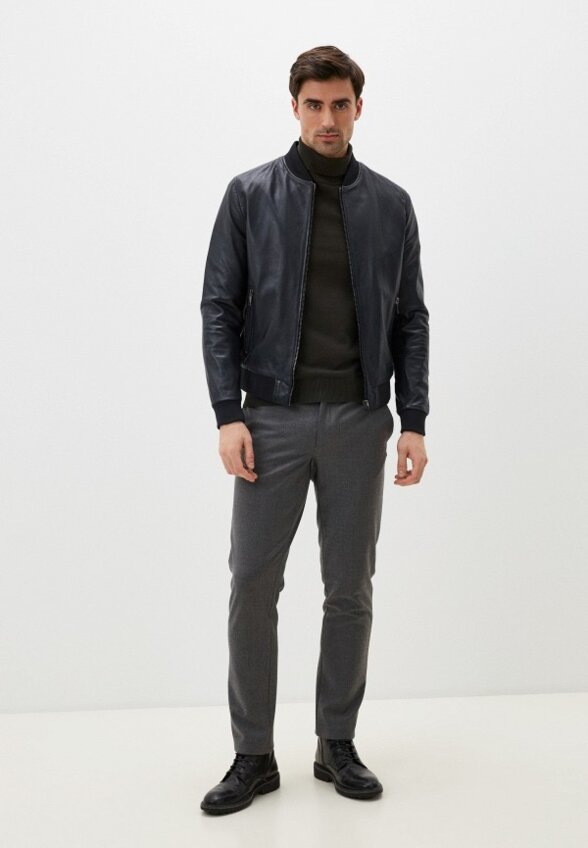 Куртка кожаная Urban Fashion for Men