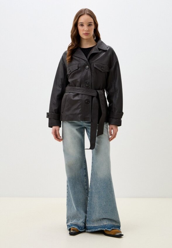 Куртка кожаная Снежная Королева