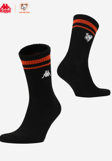 Носки Kappa x Virtus.pro, 1 пара, Черный