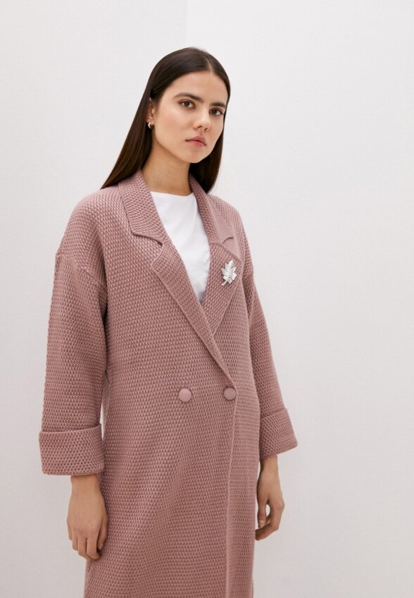 Пальто двубортное Vivawool