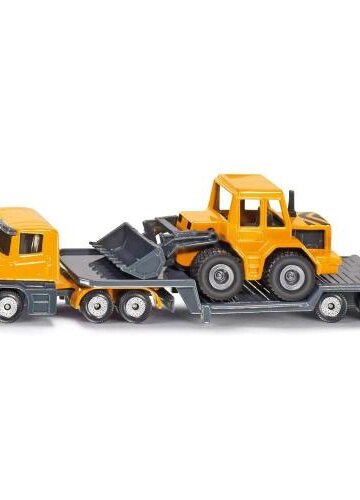 Грузовик SIKU с тралом и трактором