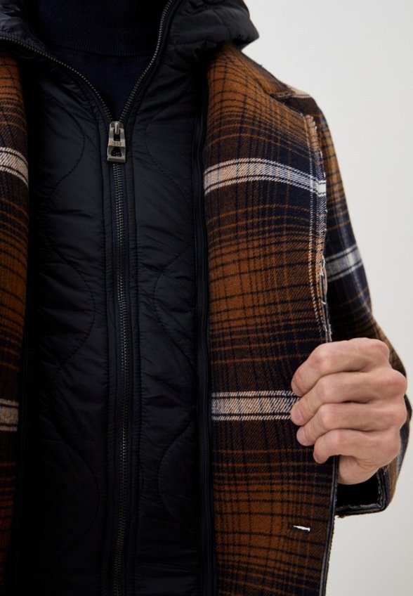 Пальто однобортное Indicode Jeans