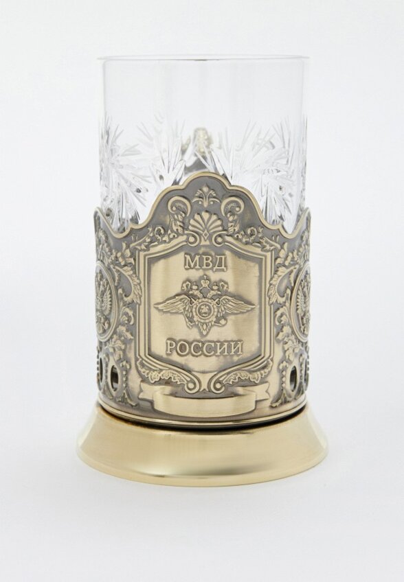 Стакан с подставкой Кольчугинский мельхиор