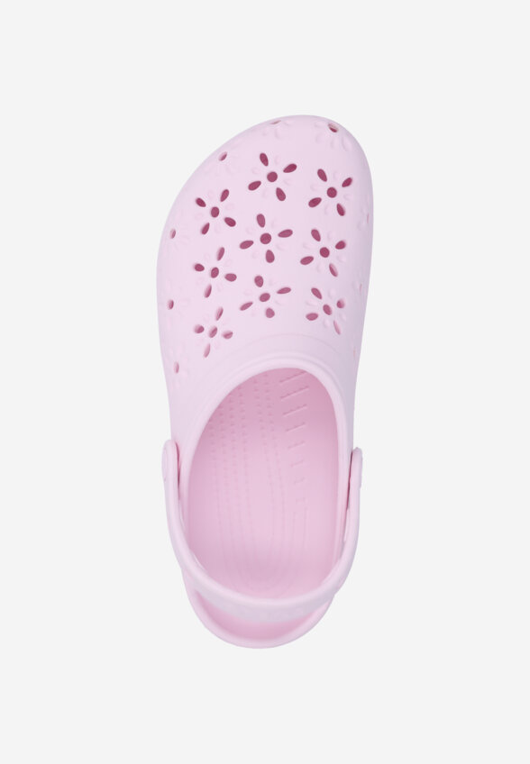 Сабо женские Crocs Classic Floral Cut Out, Розовый