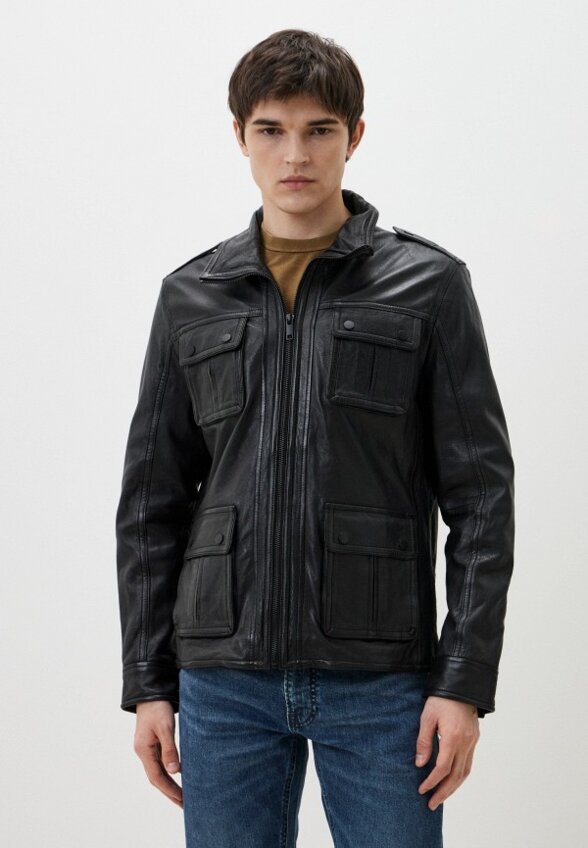 Куртка кожаная Urban Fashion for Men