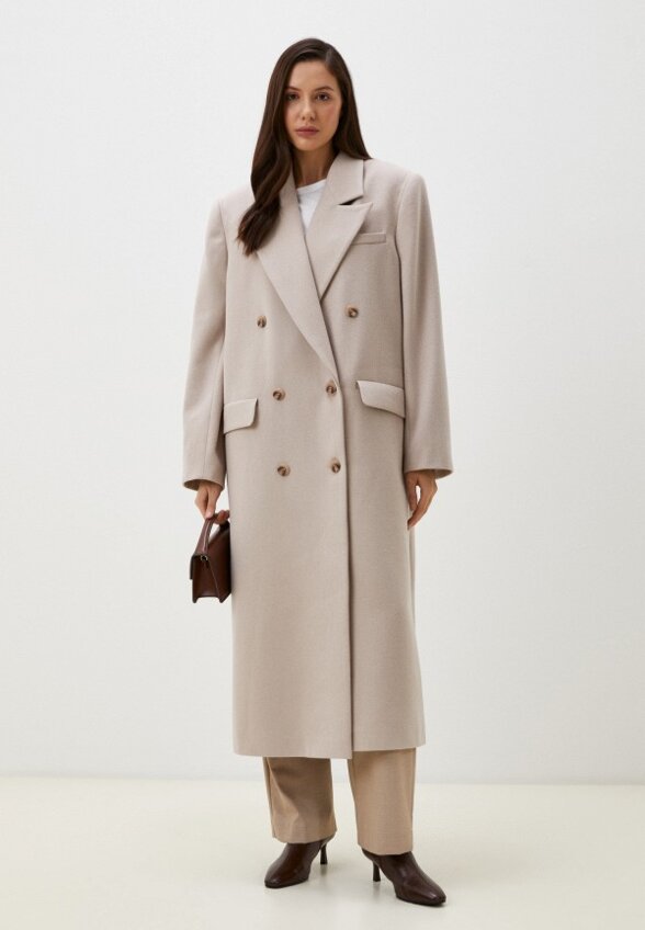 Пальто двубортное Ruxara