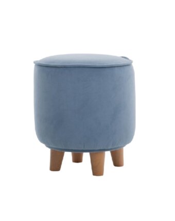 Пуф на буковых ножках Луна Софт Фурниче (LOONA soft furniture), голубой детям
