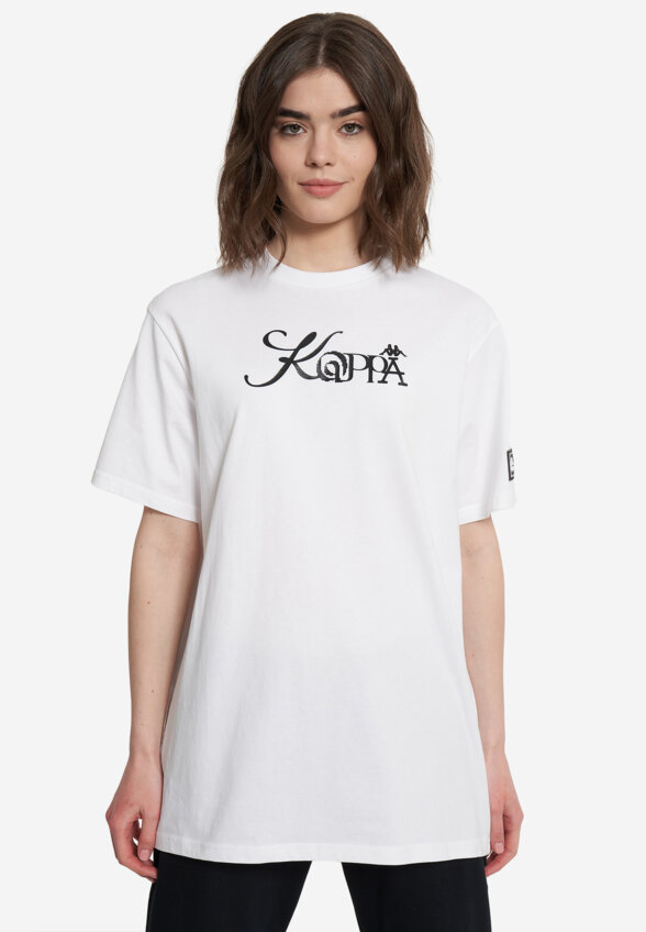 Футболка женская оверсайз Kappa Lungo, Белый