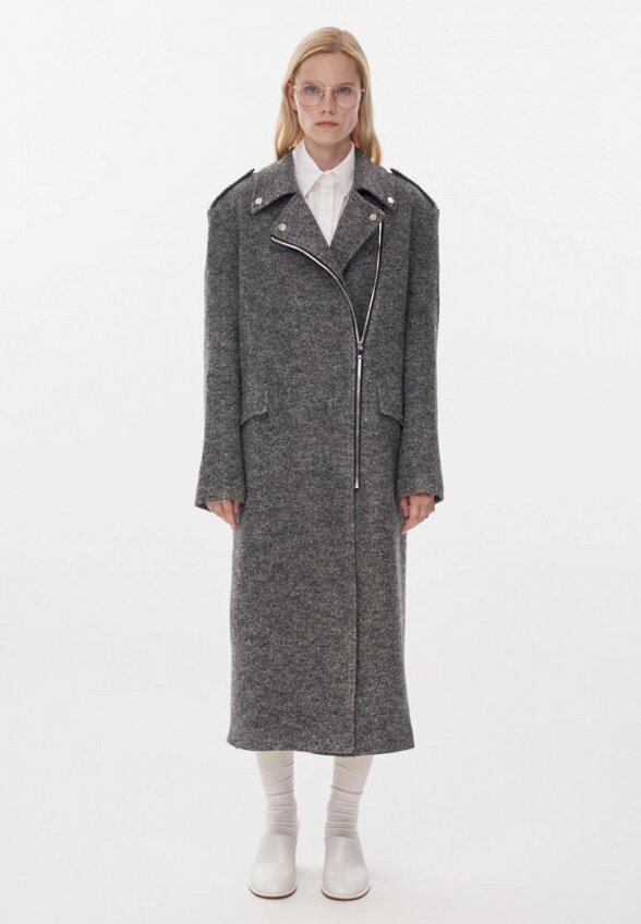 Пальто однобортное Shi-shi