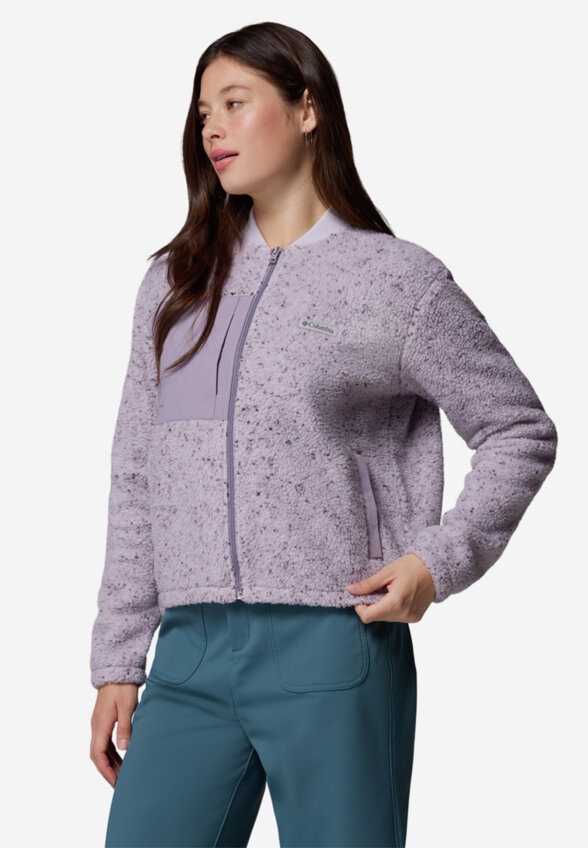 Джемпер флисовый женский Columbia Stellar Path Fleece Bomber Full Zip, Розовый