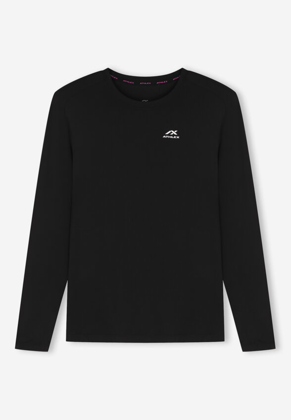 Лонгслив женский Athlex, Черный