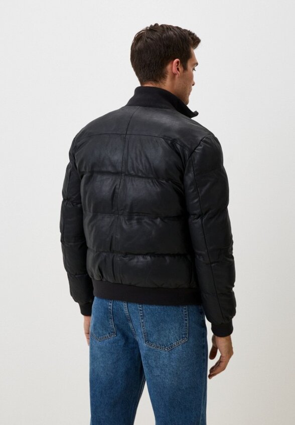 Куртка кожаная утепленная Jorg Weber