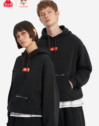 Худи Kappa x Virtus.pro, Черный женщинам