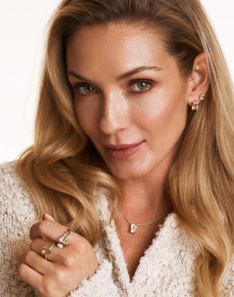 Серебряные серьги ЭЙФОРИЯ с цитрином Эмеральд MIE женщинам