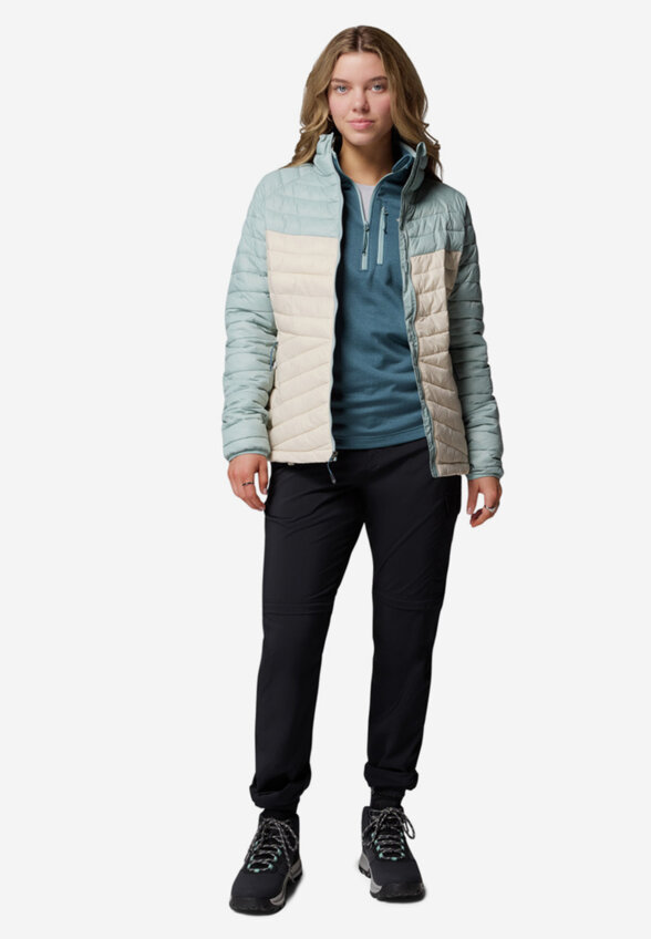 Ультралегкий пуховик женский Columbia Powder Pass Jacket, Бежевый