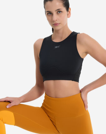 Топ бра спортивный Reebok, Черный женщинам